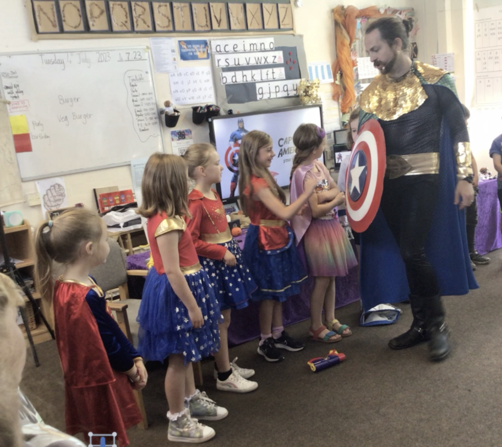 superhero school workshop